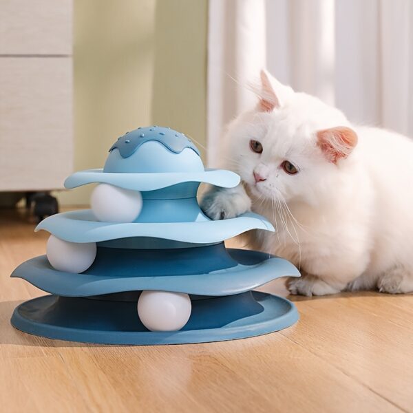 3-Layer Cat Turntable Toy
