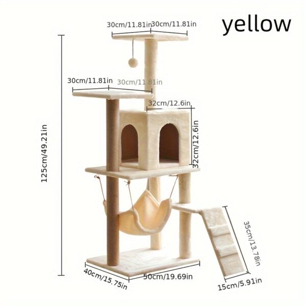 Luxurious Multi-Level Modern Cat Tower - Image 2